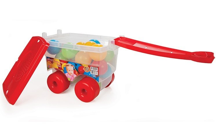 PILSAN Set Troller cu 24 bile colorate