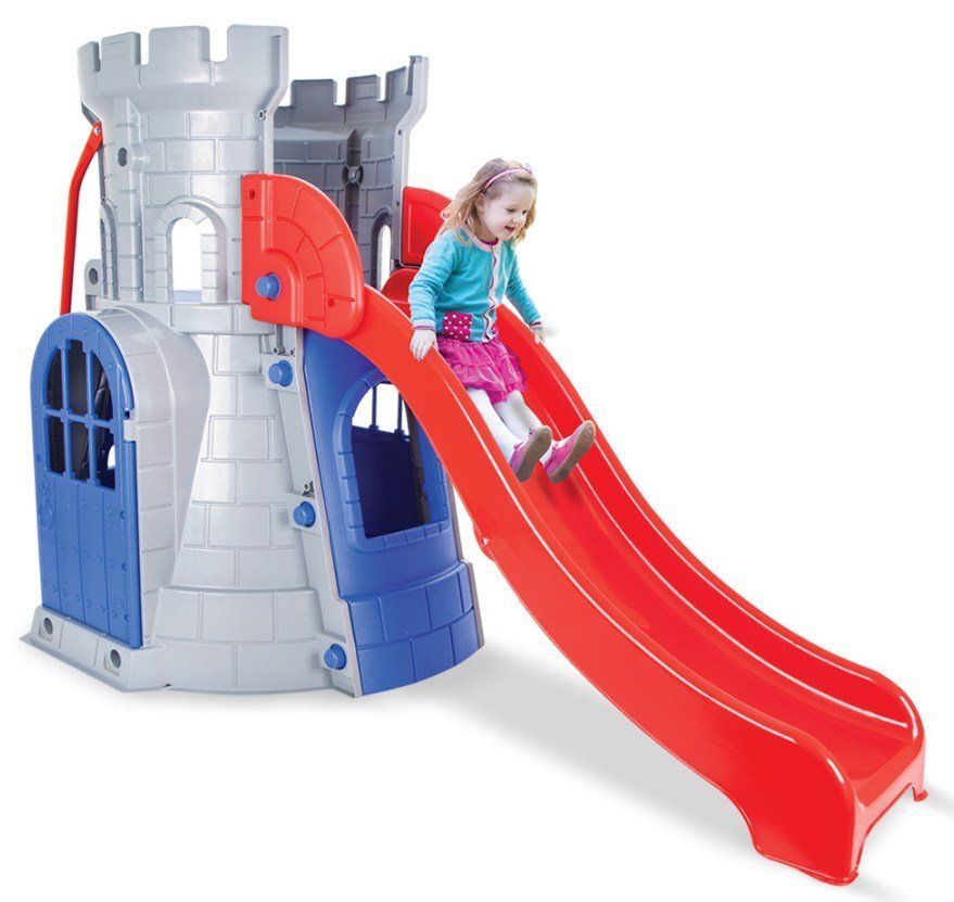 PILSAN Spatiu de joaca cu tobogan Castle Slide Blue