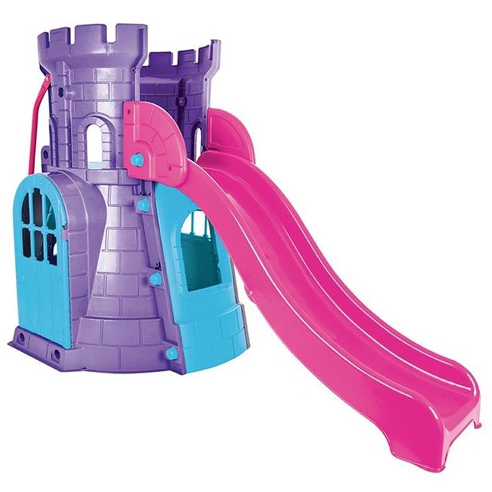 PILSAN Spatiu de joaca cu tobogan Castle Slide purple