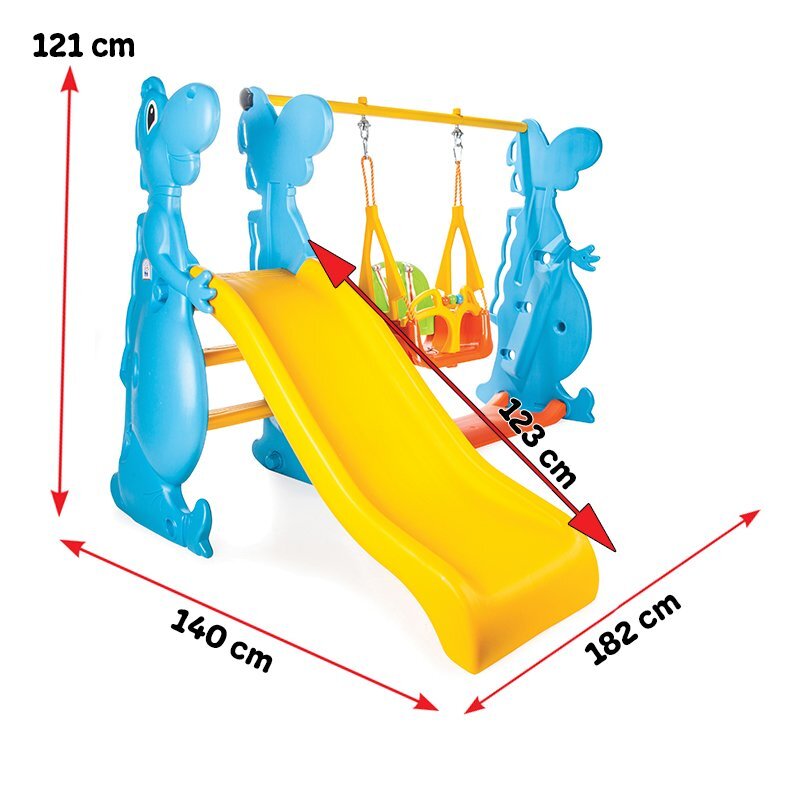 PILSAN Spatiu de joaca Dino Swing and Slide Set