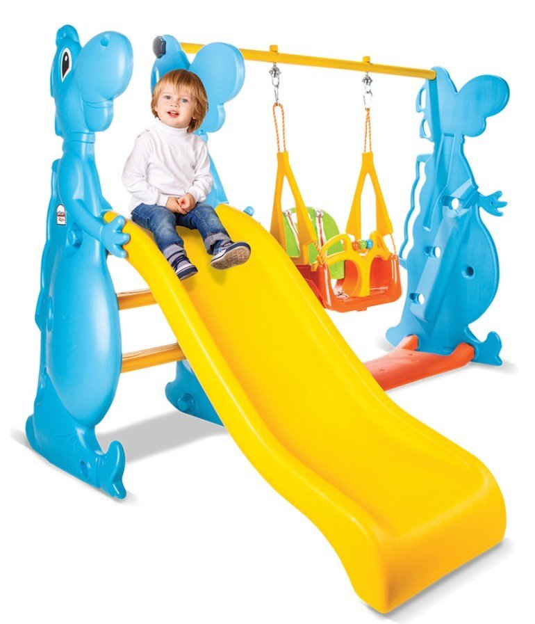 PILSAN Spatiu de joaca Dino Swing and Slide Set