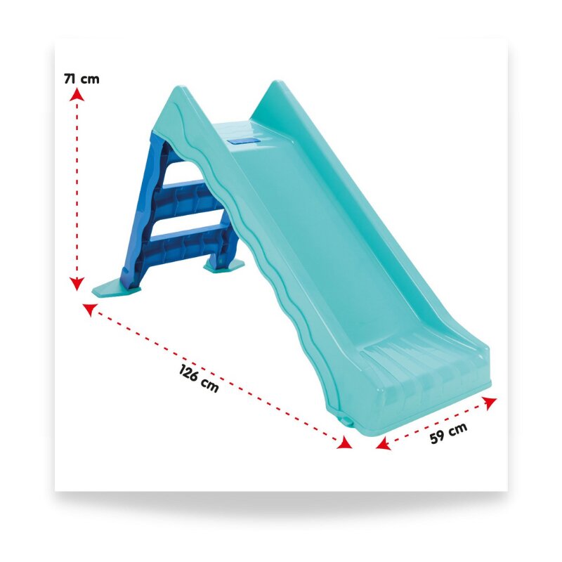 PILSAN Tobogan pliabil cu sistem atasare furtun cu apa Wavy water