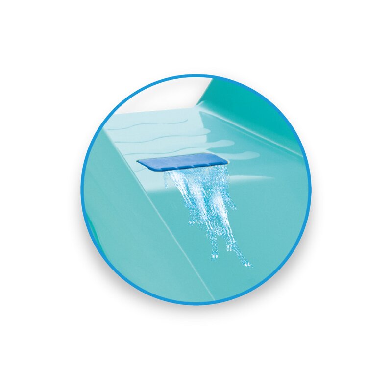 PILSAN Tobogan pliabil cu sistem atasare furtun cu apa Wavy water