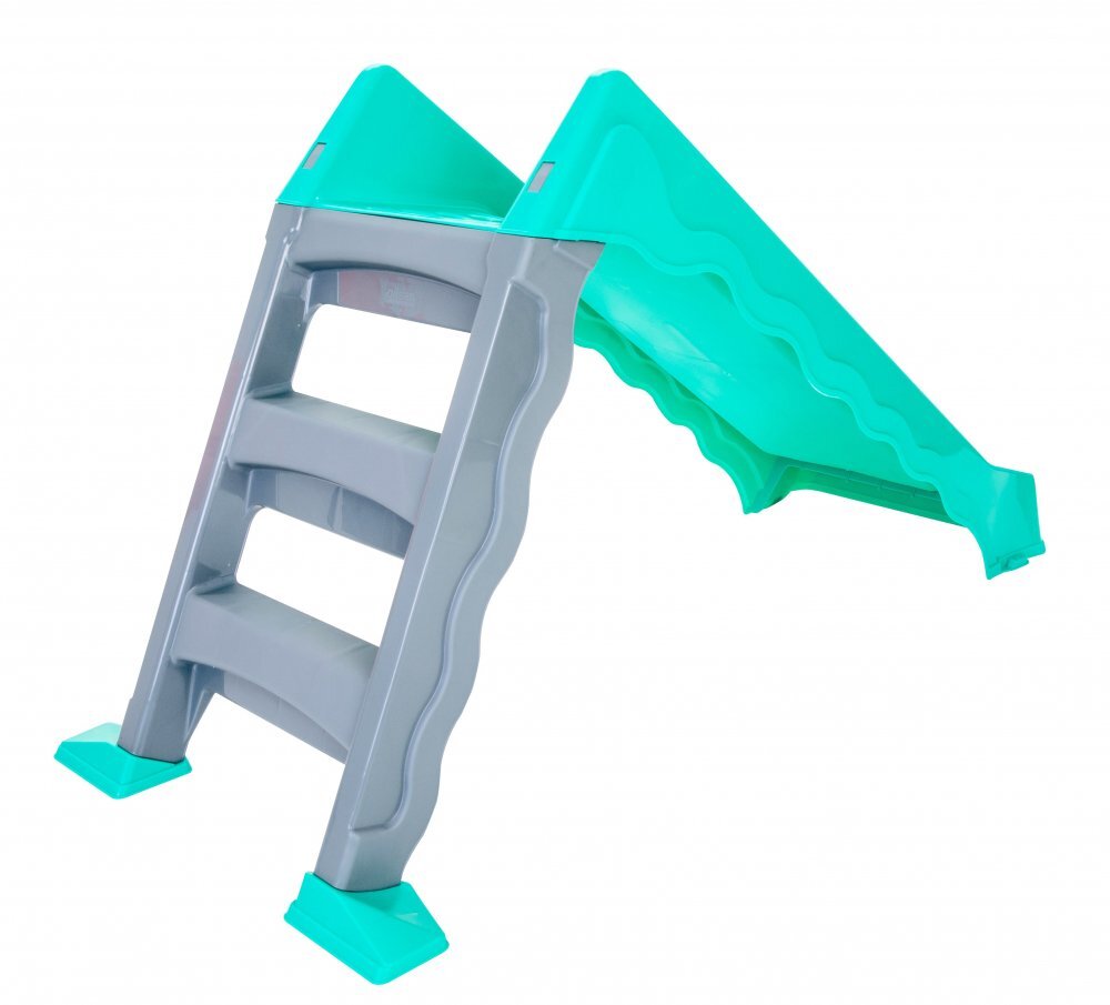 PILSAN Tobogan pliabil cu sistem atasare furtun cu apa Wavy water Green