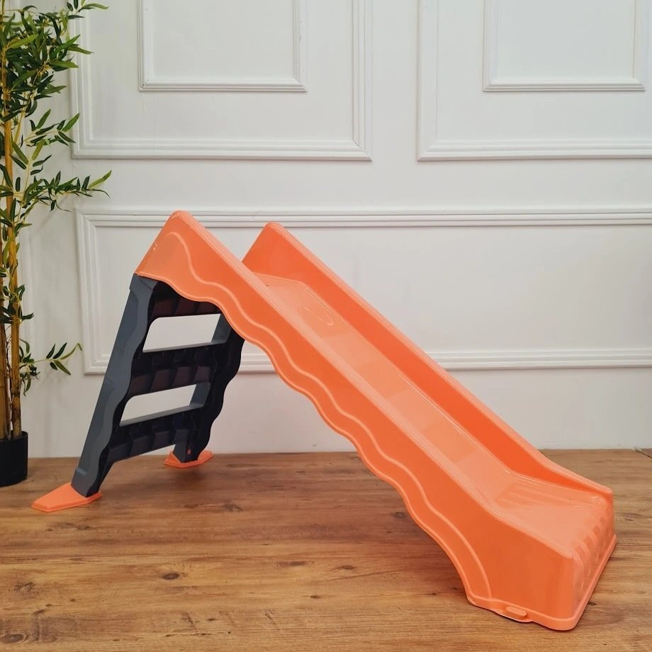 PILSAN Tobogan pliabil cu sistem atasare furtun cu apa Wavy water Orange
