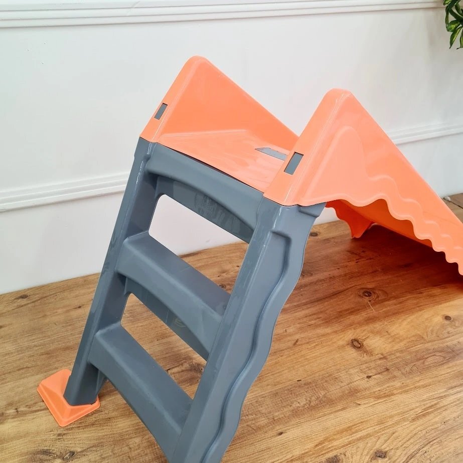 PILSAN Tobogan pliabil cu sistem atasare furtun cu apa Wavy water Orange