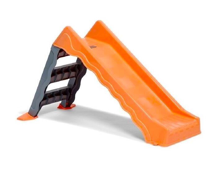 PILSAN Tobogan pliabil cu sistem atasare furtun cu apa Wavy water Orange