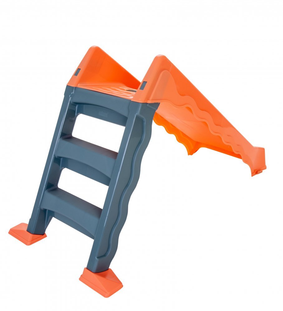 PILSAN Tobogan pliabil cu sistem atasare furtun cu apa Wavy water Orange