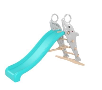 PILSAN Tobogan pliabil pentru copii Dolphin cu conectare la apautilizare interiorexteriorcapacitate maxima 50 kgvarsta 2ani+