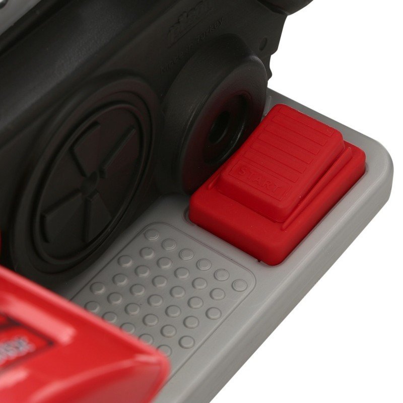 PILSAN Tractor electric pentru copii Active 45W Red din plastic rezistent cu pedala de accelerare frana scaun reglabil in 6 pozitii claxon lumini viteza maxima 3 kmh dimensiune 51 x 95 x 51 cm