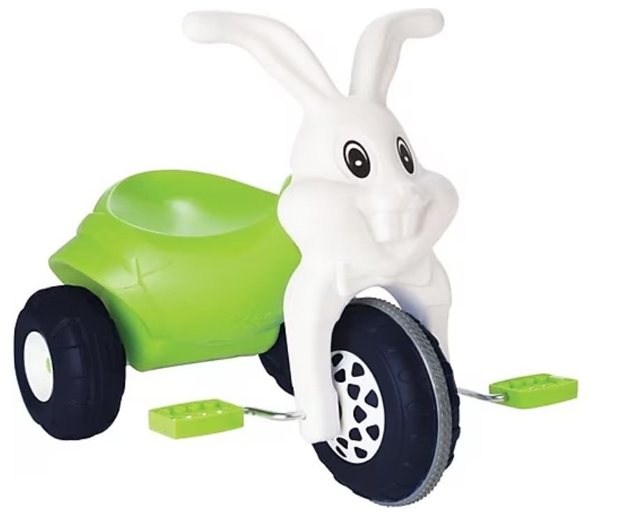 PILSAN Tricicleta cu pedale pentru copii Funny Rabbit White