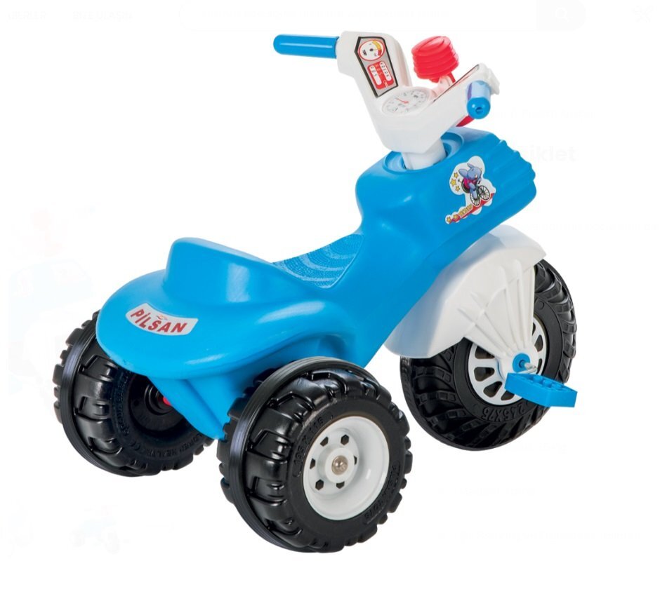 PILSAN Tricicleta pentru copii Mobidic Blue cu claxon si cosulet greutate maxima suportata 35 kg