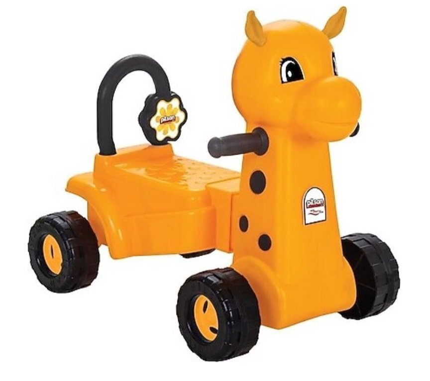 PILSAN Vehicul Ride On fara pedale Bambi cu spatar inaltmanere ergonomicerecomandat de la 12 luni