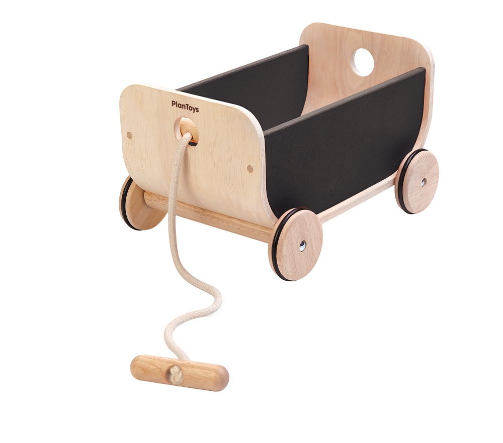 PLAN TOYS Ladita de depozitare Vagon cu roti