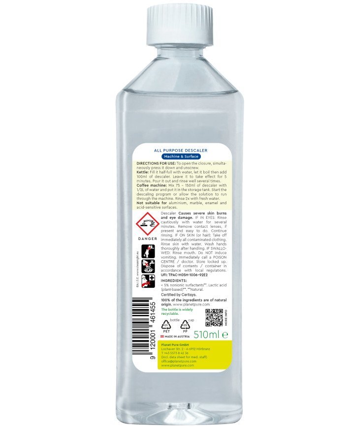 Planet Pure Detartrant bio 510 ml