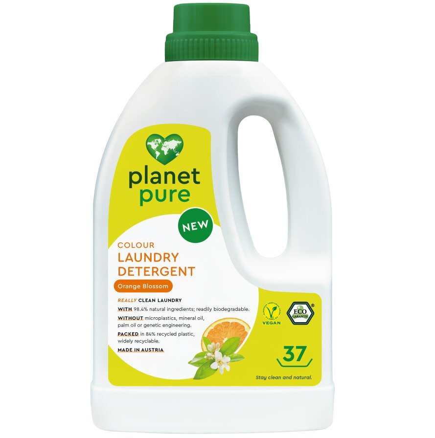 Planet Pure Detergent bio pentru rufe colorate flori de portocal 1.48 litri