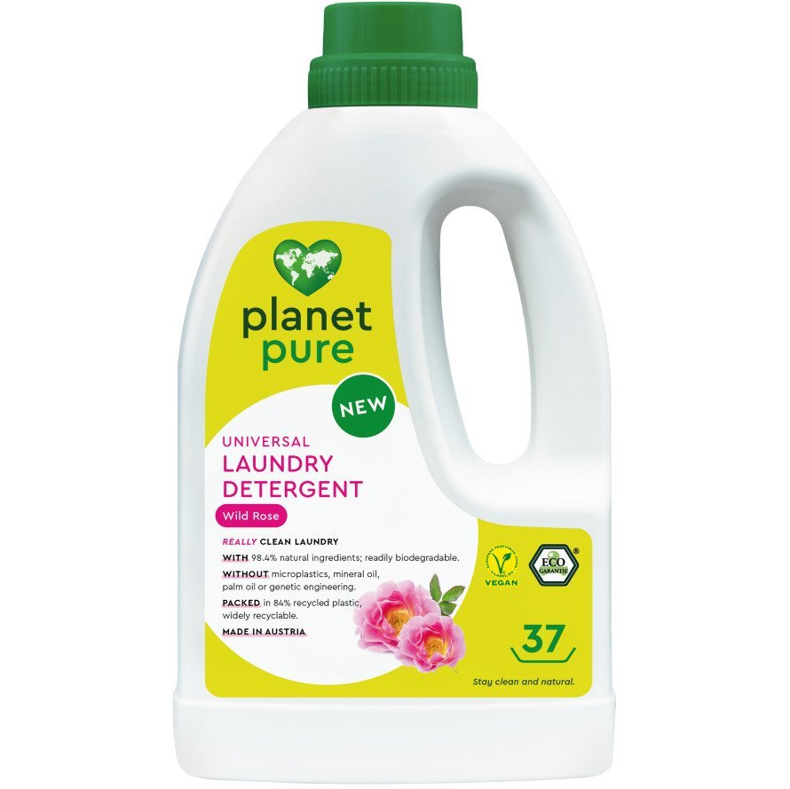 Planet Pure Detergent bio pentru rufe trandafir salbatic 1.48 litri