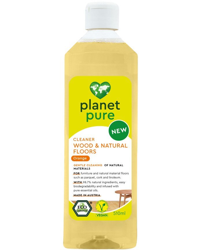 Planet Pure Detergent bio pentru suprafete din lemn portocale 510ml