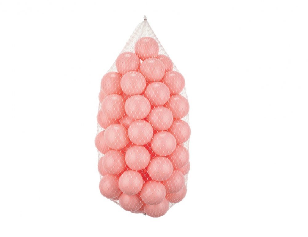 PlayCity Set 100 bile din plastic diametru 6 cm Peach