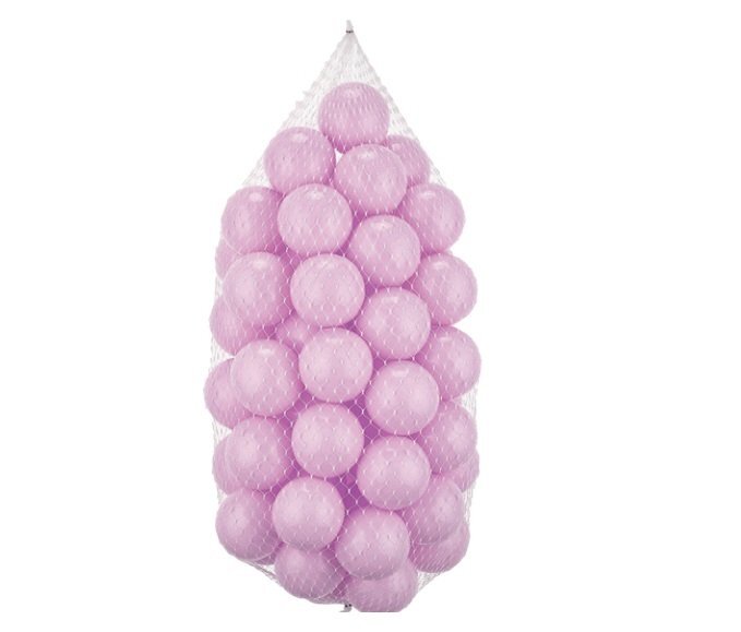 PlayCity Set 500 bile din plastic diametru 7 cm Pink