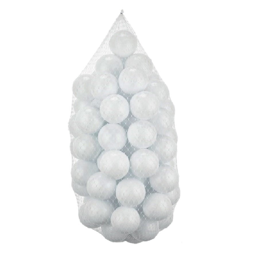 PlayCity Set 500 bile din plastic diametru 7 cm Premium White