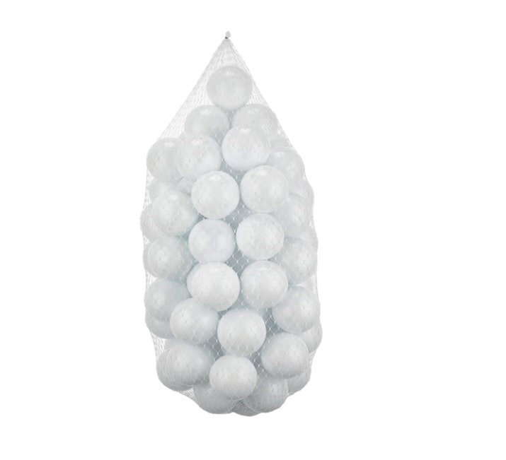 PlayCity Set 500 bile din plastic diametru 7 cm White