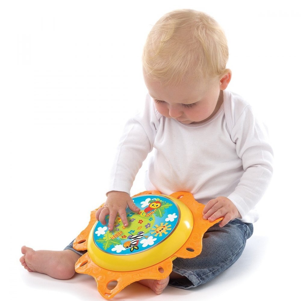 Playgro Carusel muzical cu proiector lumea junglei
