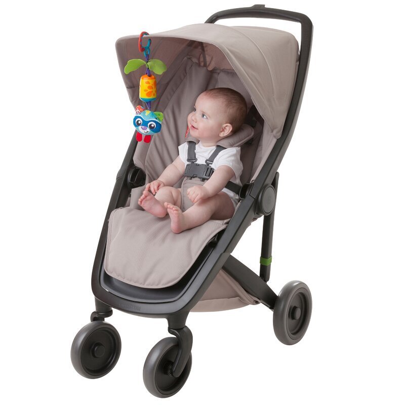 Playgro Jucarie carucior sau scaun auto 0 luni+ Cheeky Chime Rocky Racoon