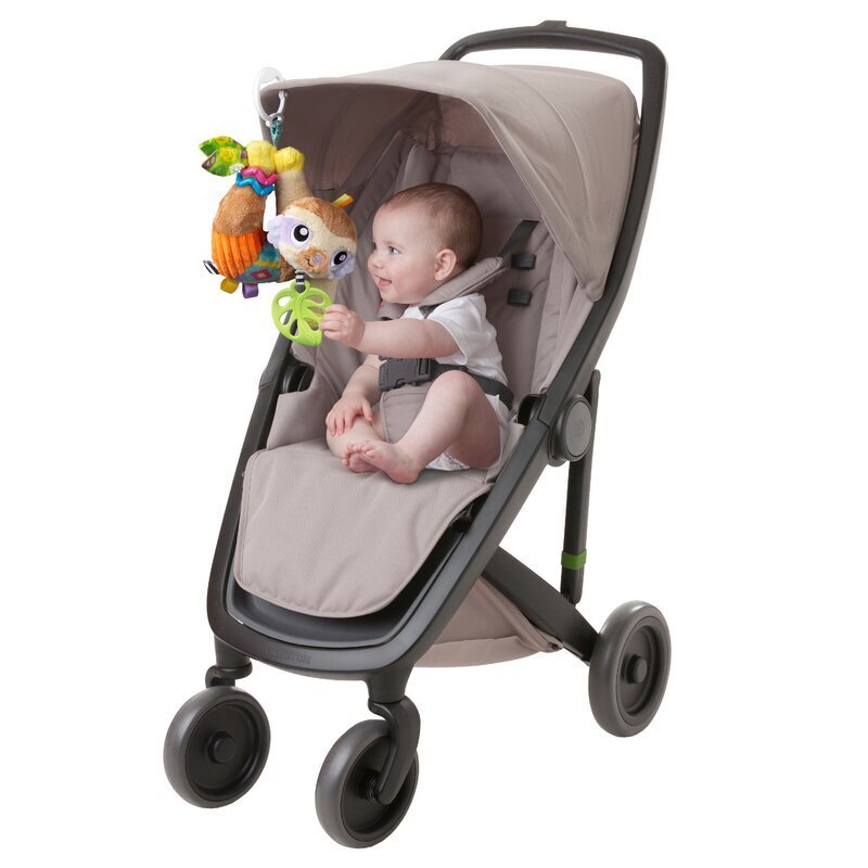 Playgro Jucarie carucior sau scaun auto cu inele pentru dentitie Sensory Friend Salo Sloth
