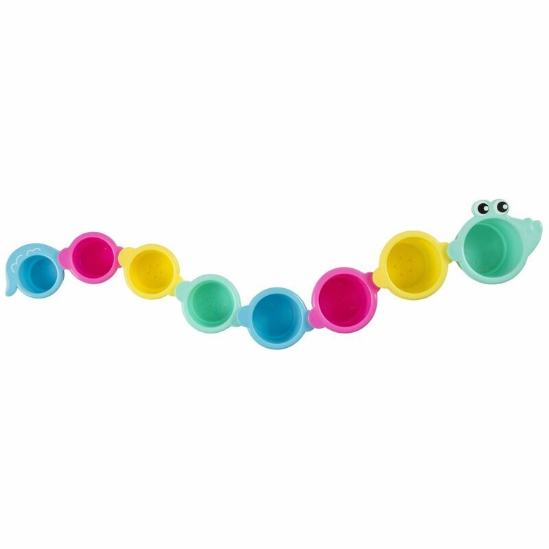 Playgro Jucarie de baie Croc Cups 8 piese