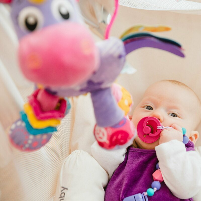 Playgro Jucarie pentru carucior Activity Friend Stella Unicorn 39 cm