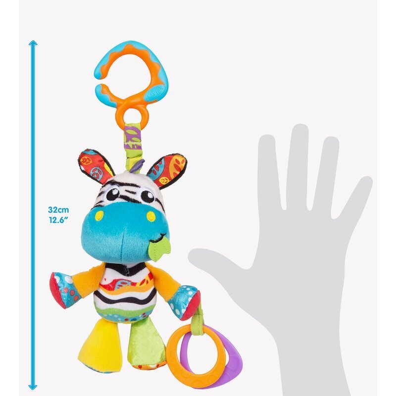 Playgro Jucarie pentru carucior Zoe Zebra Munchimal 32 cm