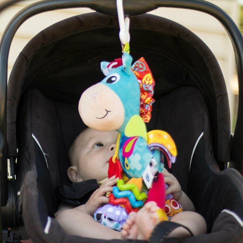 Playgro Jucarie pentru caruciorscoica autopatut Activity Friend Clip Clop 39 cm