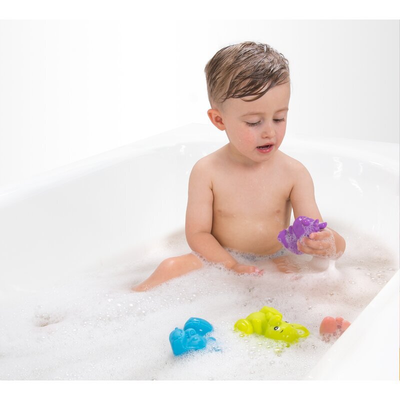 Playgro Set 8 jucarii de baie 6 luni+ Animalute Jungle Fun Friends