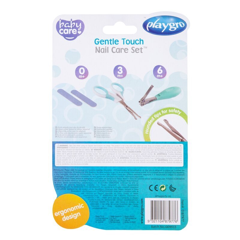 Playgro Set de ingrijire 0 luni+ Gentle Touch Nail Care Set