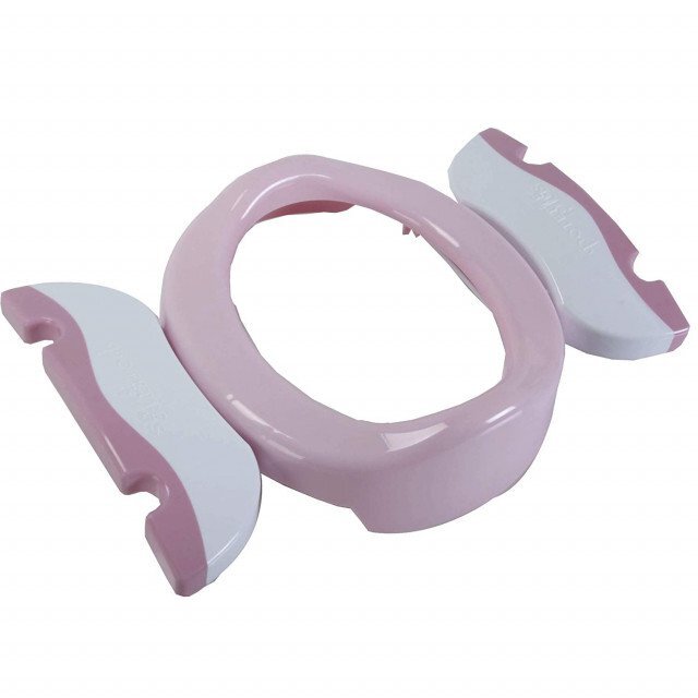Potette Plus Pachet economic roz + alb olita portabila + liner reutilizabil + 10 pungi biodegradabile