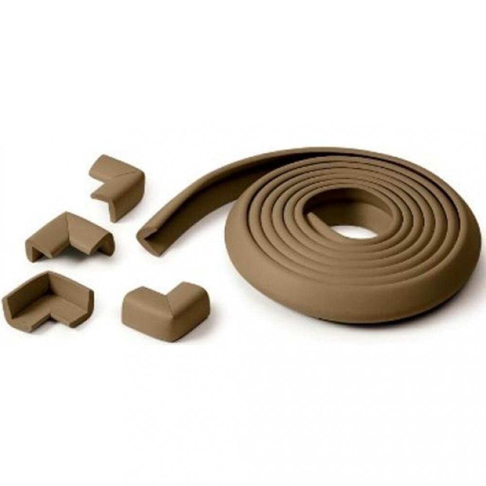 Prince Lionheart Set complet de protectie Margine si Colturi pentru Suprafete Dure Maro