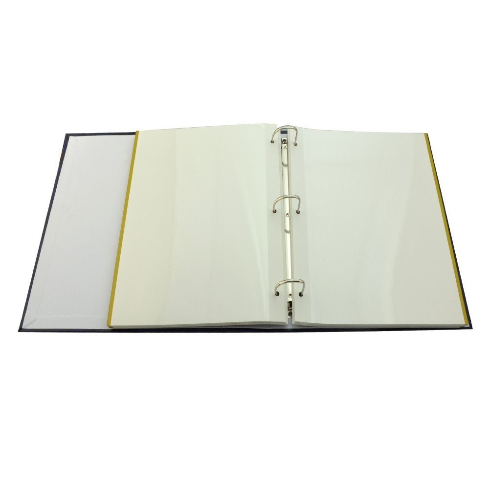 Procart Album foto classic 23x28 cm 50 pagini albe autoadezive tip caiet mecanic culoare albastru