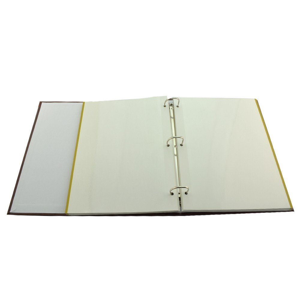 Procart Album foto classic 23x28 cm 50 pagini albe autoadezive tip caiet mecanic culoare visiniu