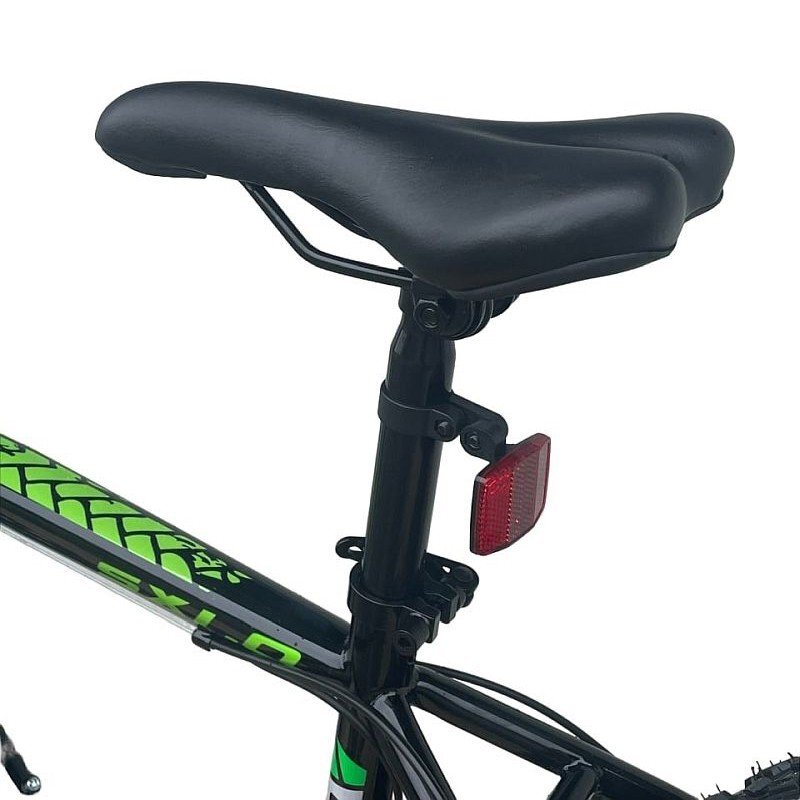 Procart Bicicleta fat bike 26 inch cadru 17 inch schimbator shimano 21 viteze frane pe disc negruverde