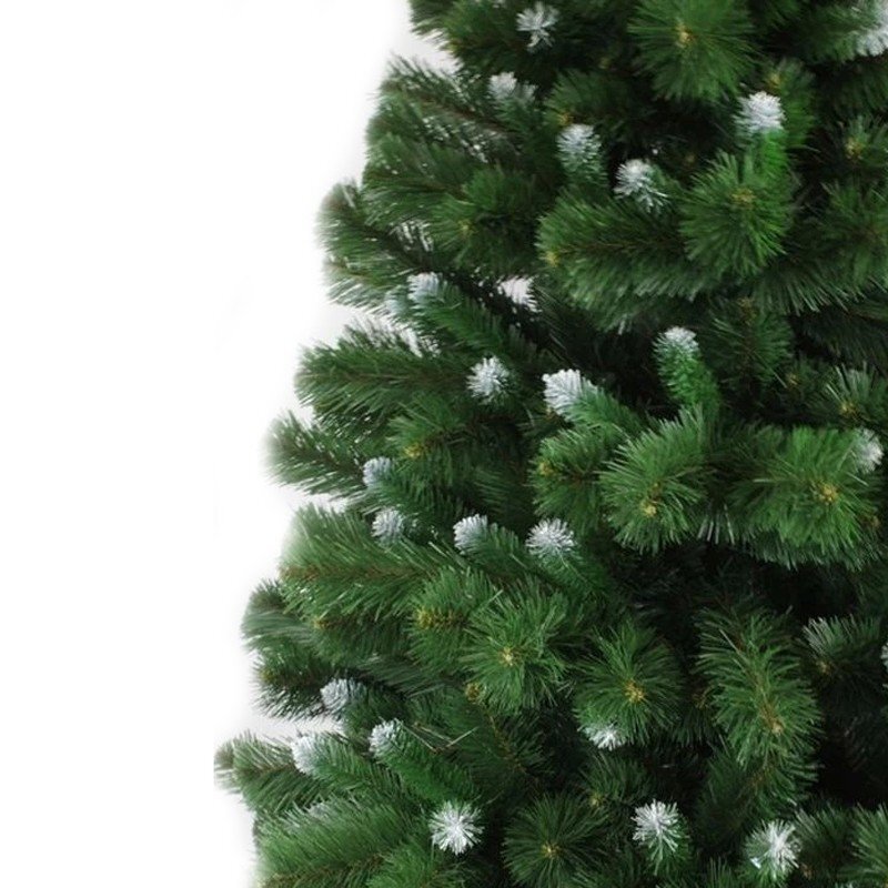 Procart Brad artificial pin canadian 180 cm diametru 118 cm 89 ramuri 455 ace varfuri ninse verde