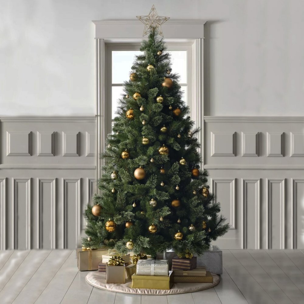 Procart Brad artificial pin himalaya 180 cm cu aspect real de conifer suport inclus