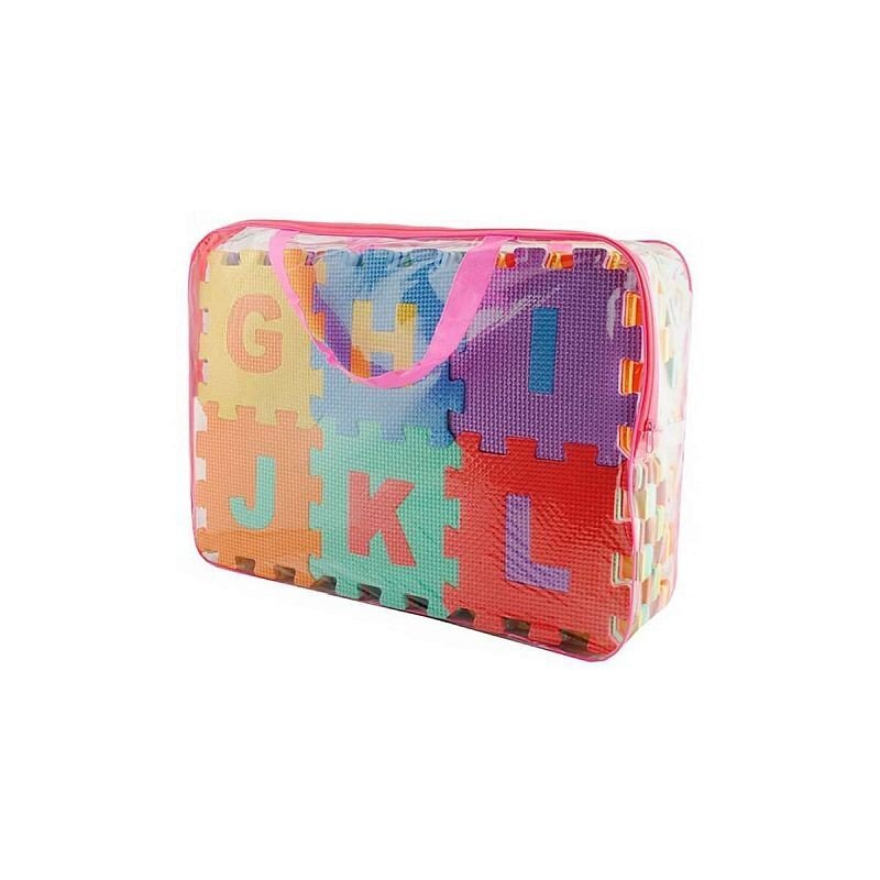 Procart Covor spuma eva tip puzzle cu cifre si litere 3.2 m2 36 piese 30x30 cm grosime 0.9 cm