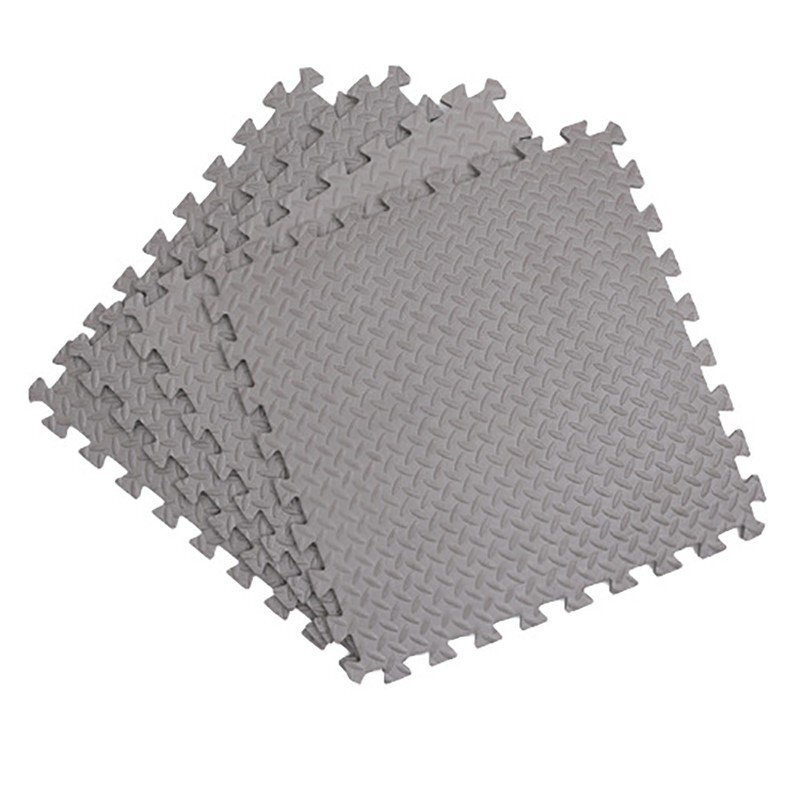 Procart Covoras puzzle xl 60x60 cm grosime 2 cm spuma eva 2 piese culoare gri