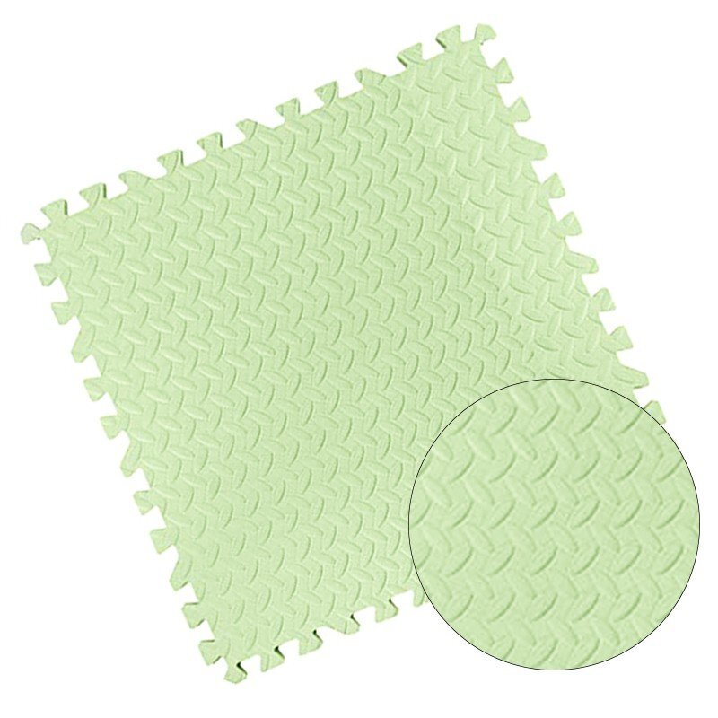 Procart Covoras puzzle xl 60x60 cm grosime 2 cm spuma eva 2 piese culoare verde