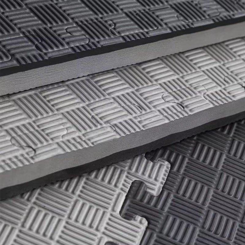Procart Covoras tip puzzle xxl spuma eva 100x100 cm grosime 2 cm antiderapant bicolor culoare produs negrugri