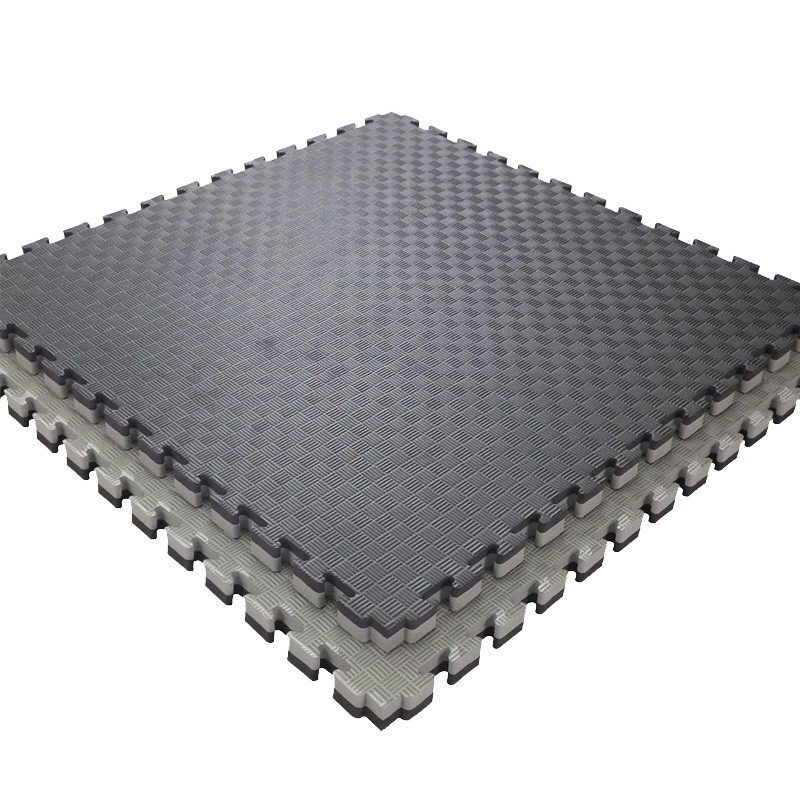 Procart Covoras tip puzzle xxl spuma eva 100x100 cm grosime 2 cm antiderapant bicolor culoare produs negrugri