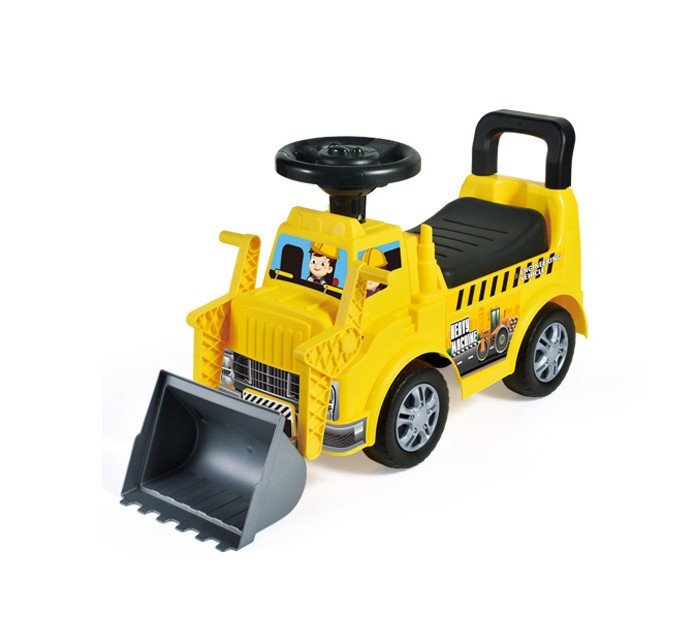 Procart Excavator fara pedale volan muzical cupa frontala 65.5x22.5x37 cm
