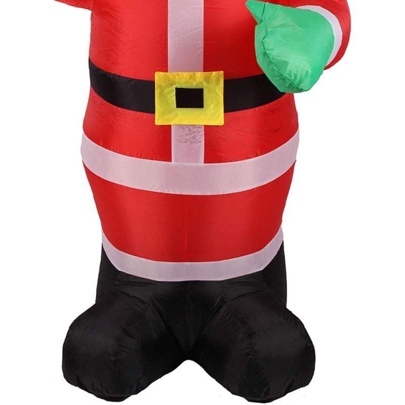 Procart Figurina mos craciun gonflabil 240 cm iluminat led pentru interior si exterior