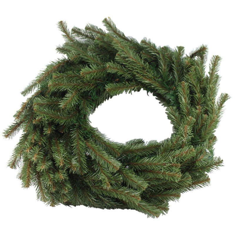 Procart Ghirlanda decorativa din brad artificial molid scandinav lungime 5.4 m verde natural aspect bogat